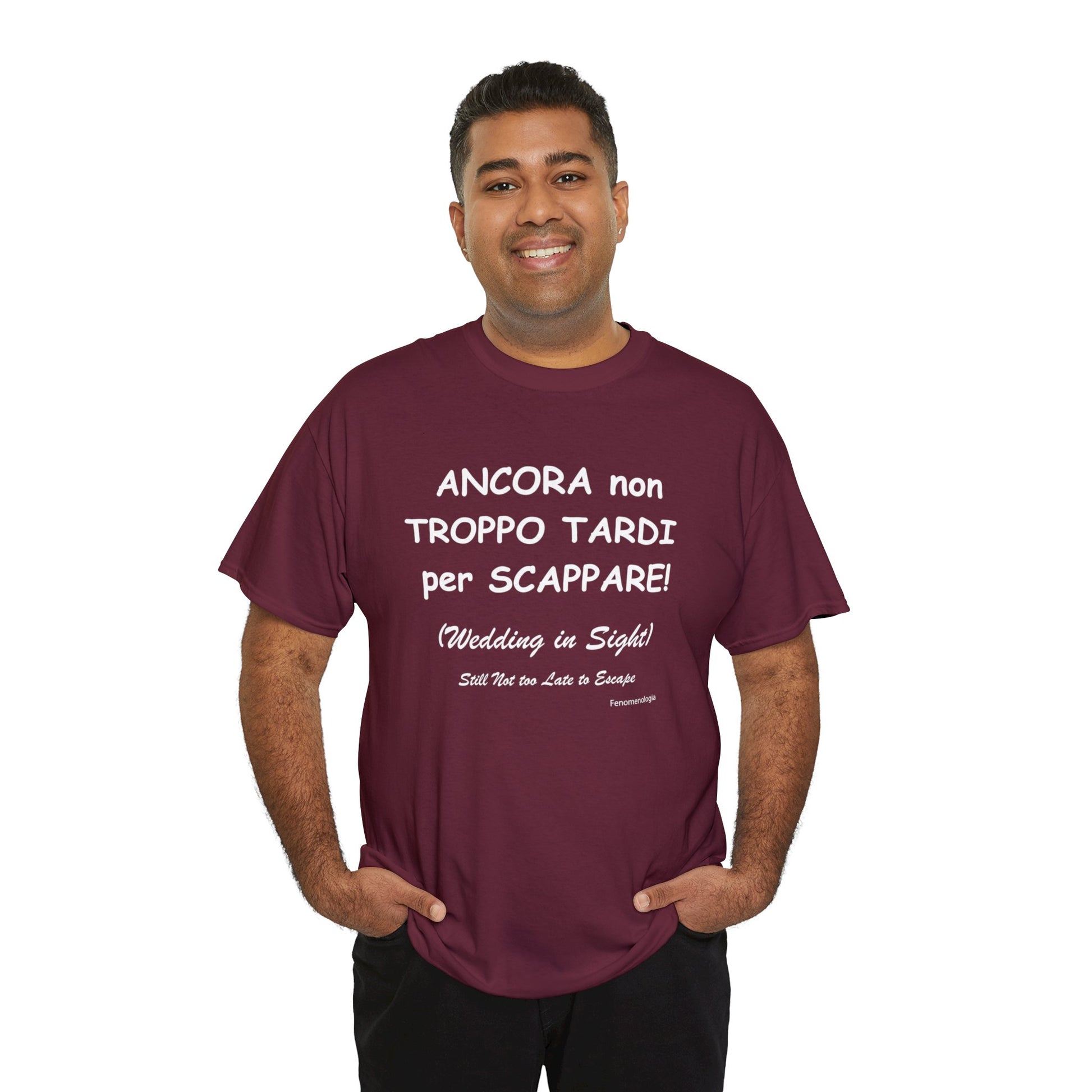 ANCORA non TROPPO TARDI  per SCAPPARE! Men T-Shirt - Fenomenologia Shop