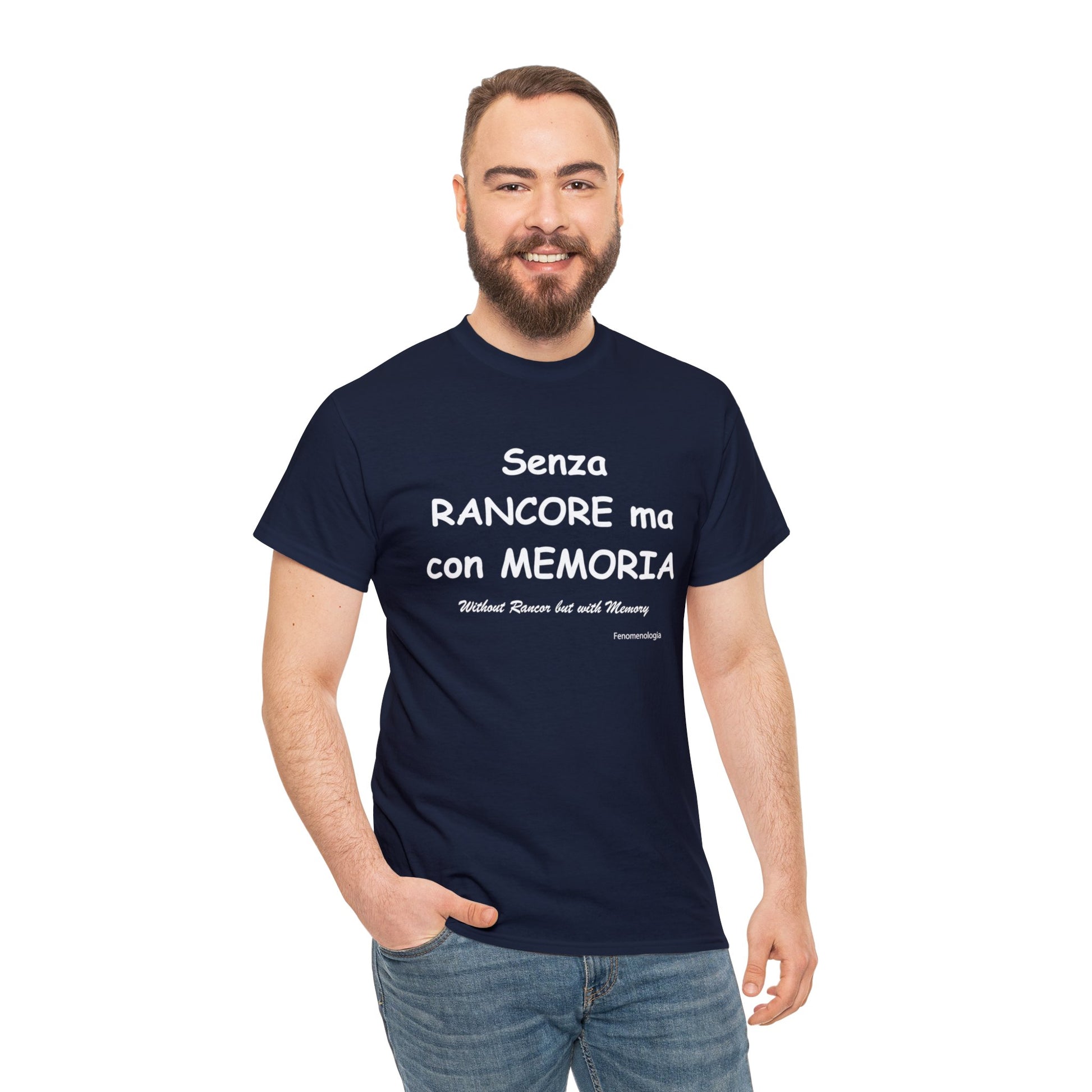 Senza RANCORE ma con MEMORIA Unisex T-Shirt - Fenomenologia Shop