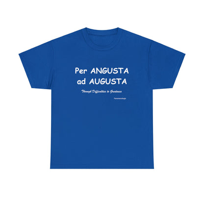 Per ANGUSTA ad AUGUSTA Unisex T-Shirt - Fenomenologia Shop