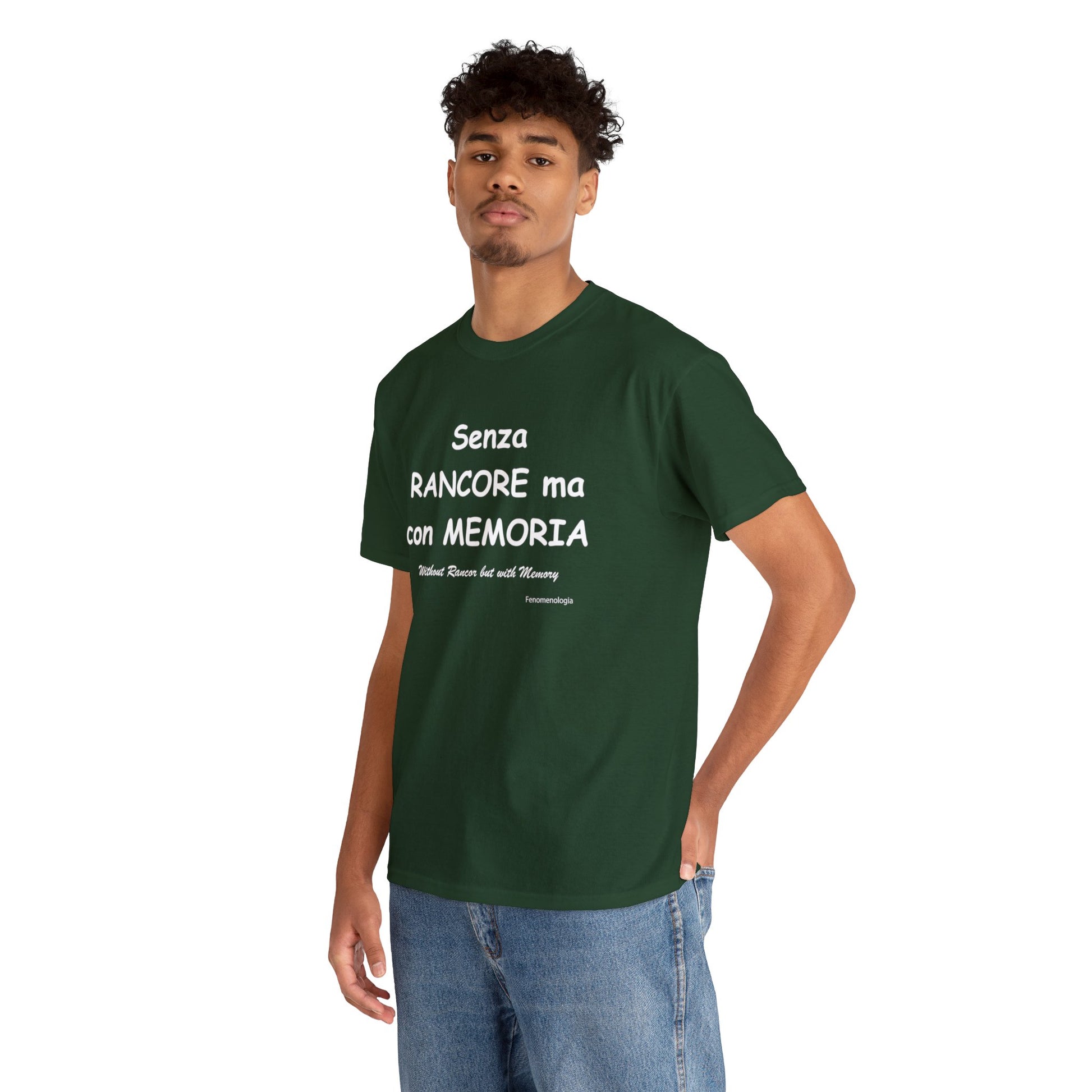 Senza RANCORE ma con MEMORIA Unisex T-Shirt - Fenomenologia Shop