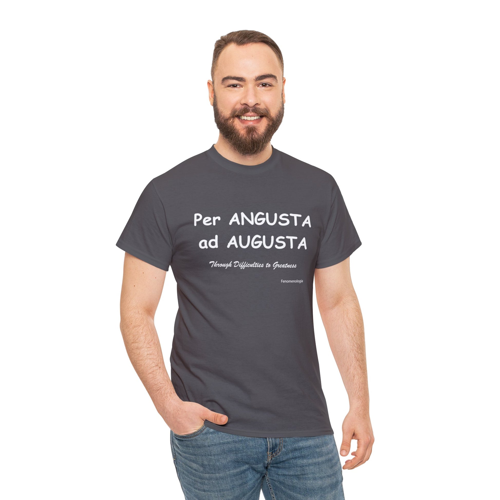 Per ANGUSTA ad AUGUSTA Unisex T-Shirt - Fenomenologia Shop