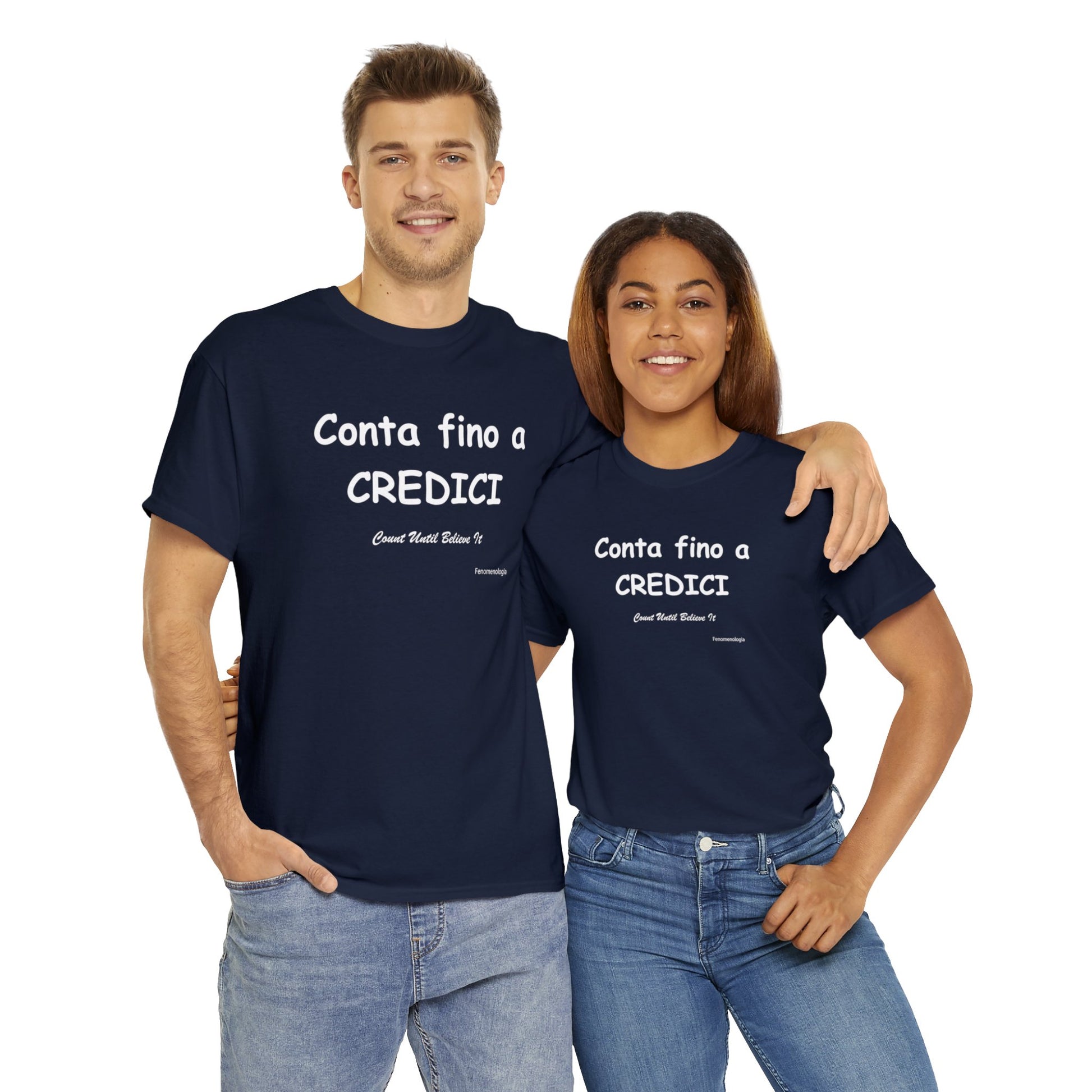 Conta fino a CREDICI Unisex T-Shirt - Fenomenologia Shop