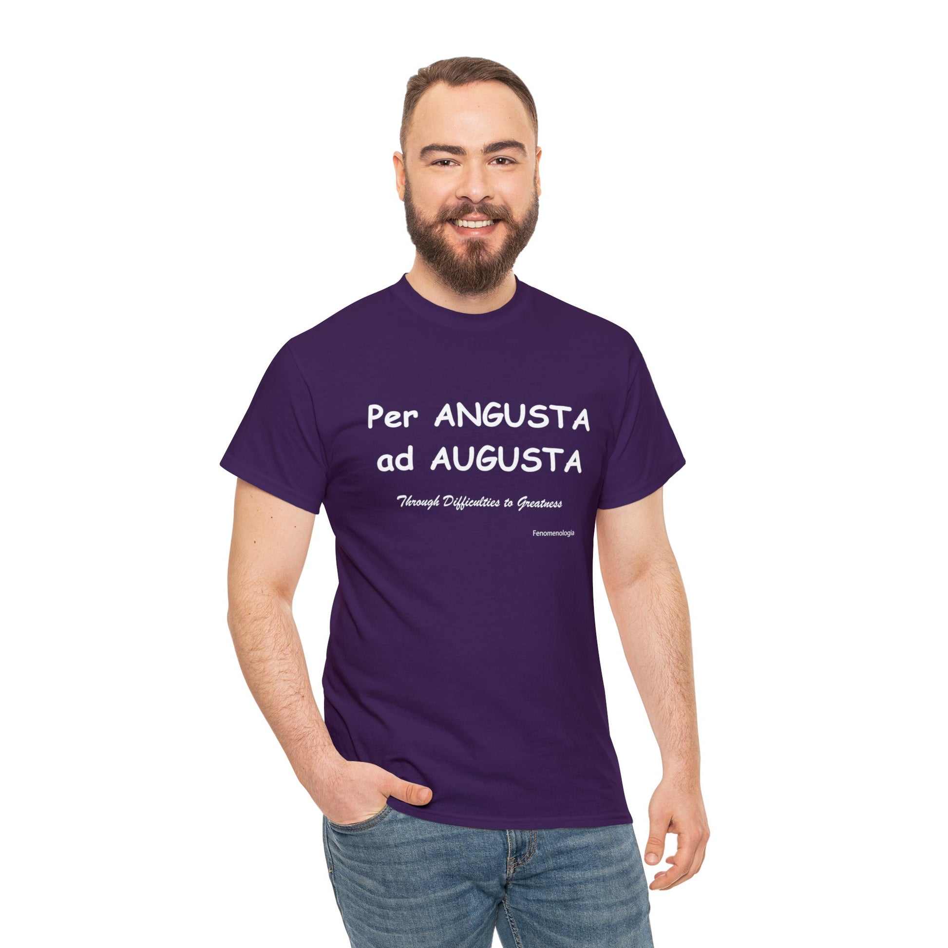 Per ANGUSTA ad AUGUSTA Unisex T-Shirt - Fenomenologia Shop