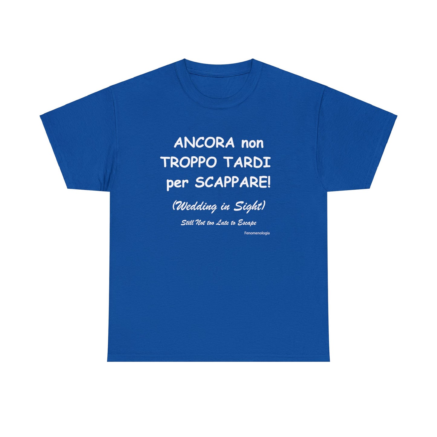 ANCORA non TROPPO TARDI  per SCAPPARE! Men T-Shirt - Fenomenologia Shop