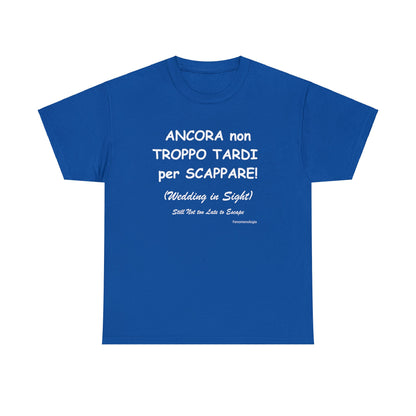 ANCORA non TROPPO TARDI  per SCAPPARE! Men T-Shirt - Fenomenologia Shop