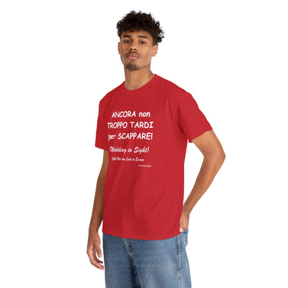 ANCORA non TROPPO TARDI  per SCAPPARE! Men T-Shirt - Fenomenologia Shop