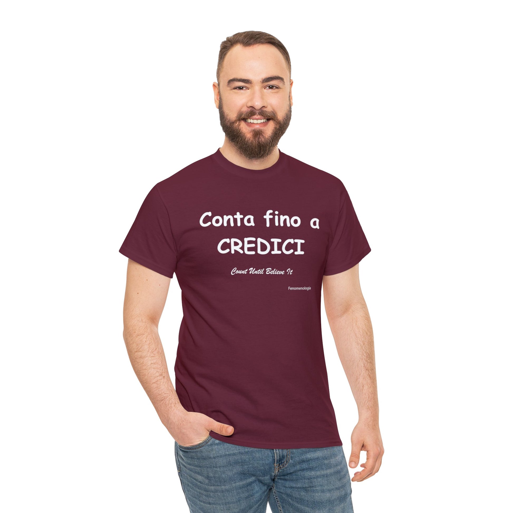 Conta fino a CREDICI Unisex T-Shirt - Fenomenologia Shop