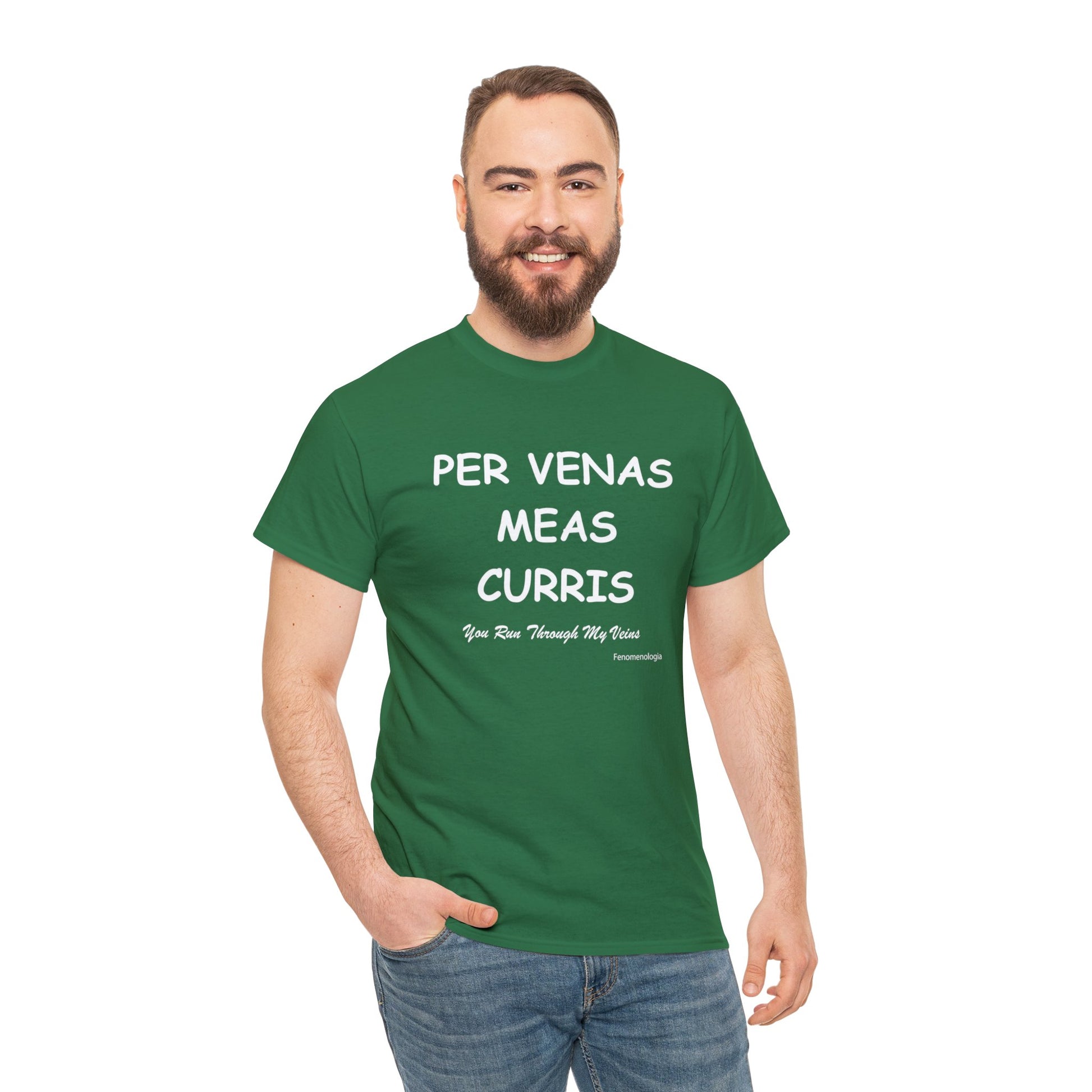 PER VENAS MEAS CURRIS Unisex T-Shirt - Fenomenologia Shop