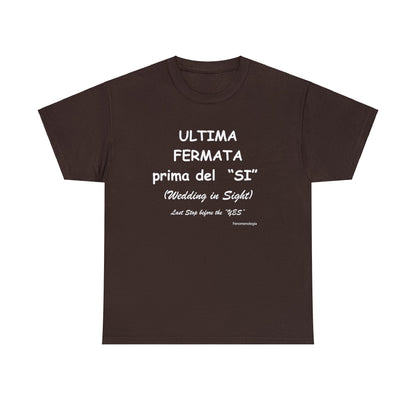 ULTIMA FERMATA prima del  “SI” Men T-Shirt - Fenomenologia Shop