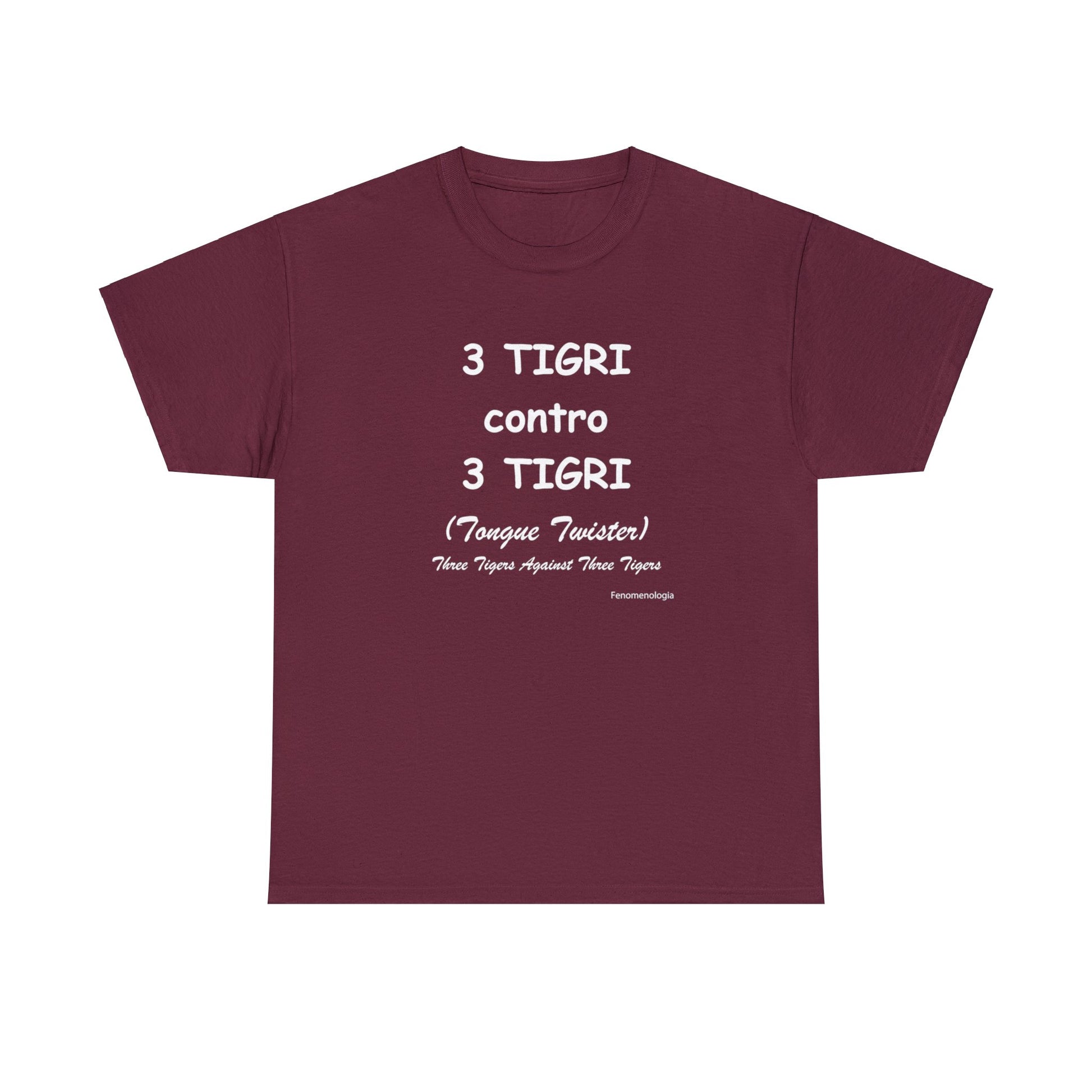 3 TIGRI contro 3 TIGRI Unisex T-Shirt - Fenomenologia Shop