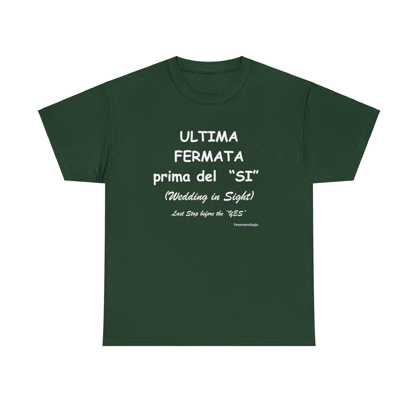 ULTIMA FERMATA prima del  “SI” Men T-Shirt - Fenomenologia Shop