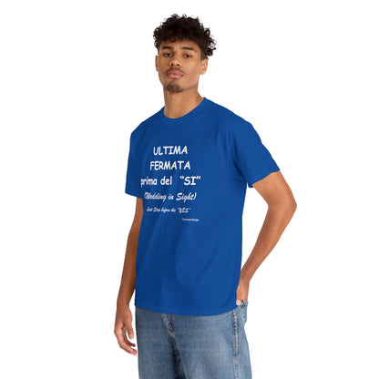 ULTIMA FERMATA prima del  “SI” Men T-Shirt - Fenomenologia Shop