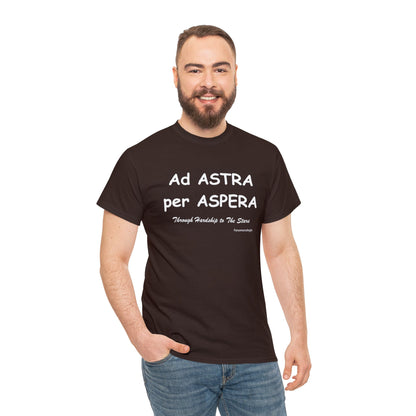 Ad ASTRA per ASPERA Unisex T-Shirt - Fenomenologia Shop