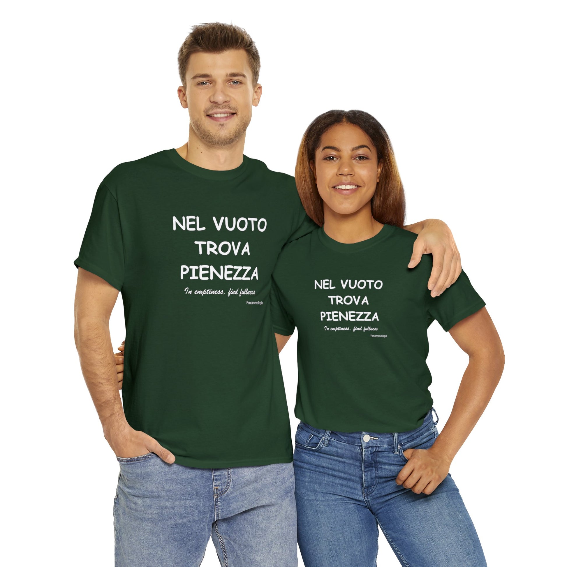 NEL VUOTO TROVA PIENEZZA Unisex T-Shirt - Fenomenologia Shop