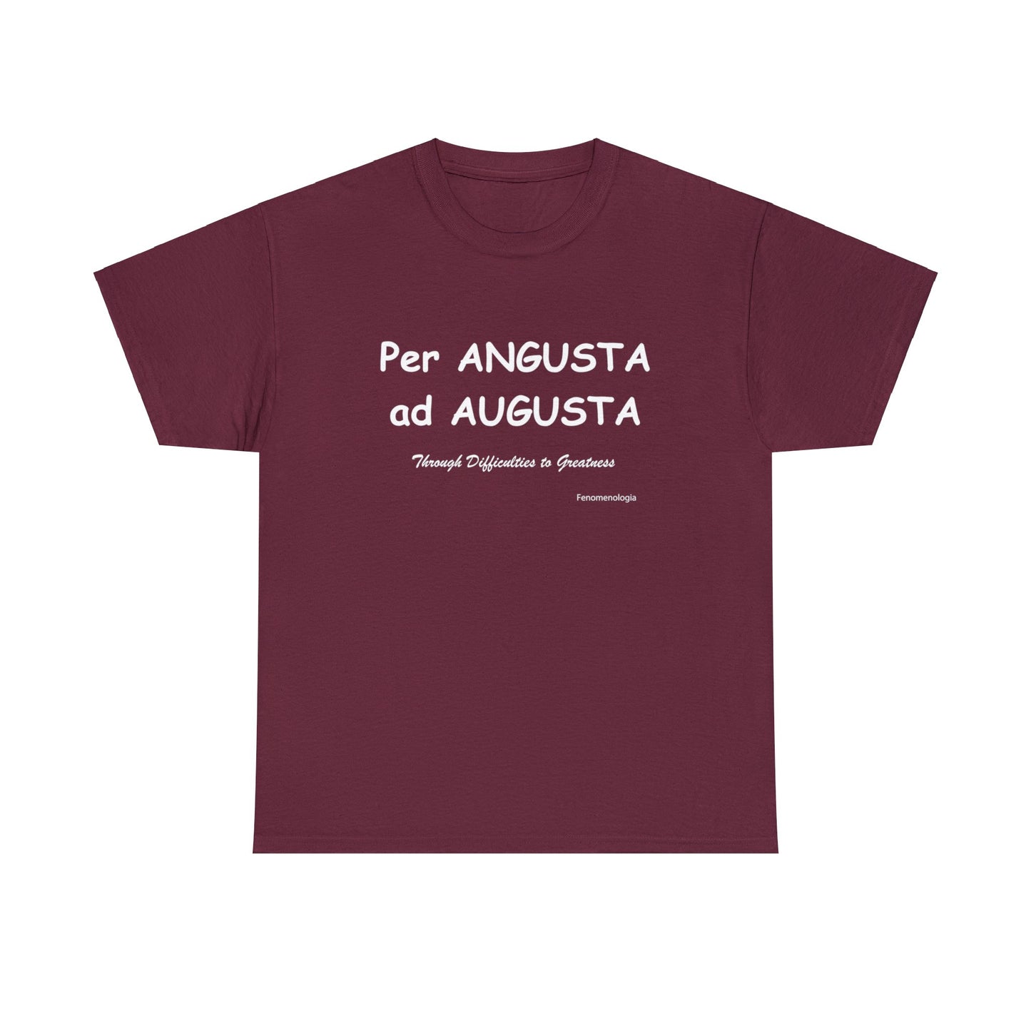 Per ANGUSTA ad AUGUSTA Unisex T-Shirt - Fenomenologia Shop