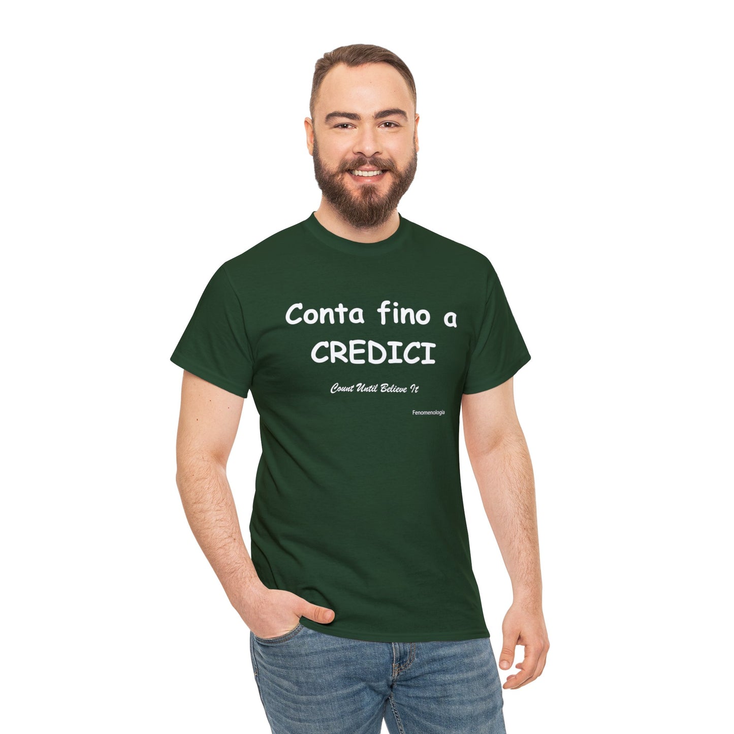 Conta fino a CREDICI Unisex T-Shirt - Fenomenologia Shop