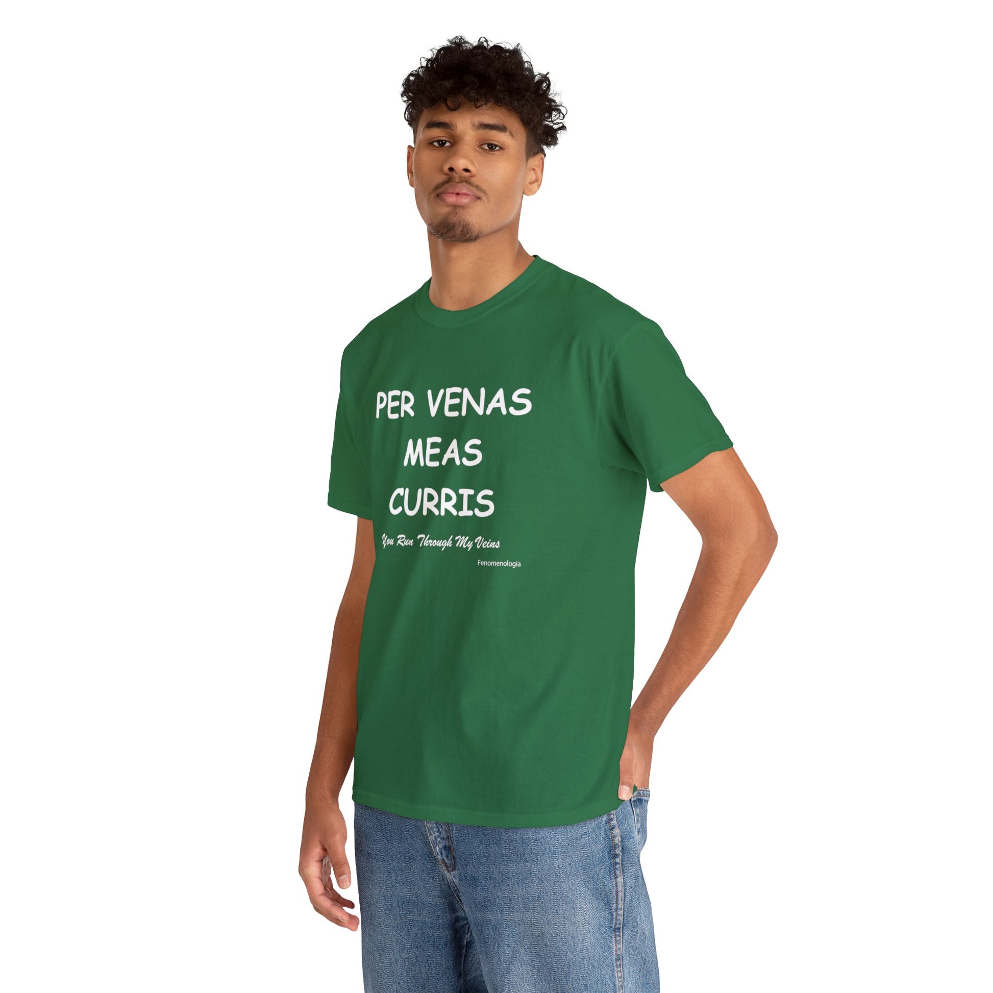 PER VENAS MEAS CURRIS Unisex T-Shirt - Fenomenologia Shop