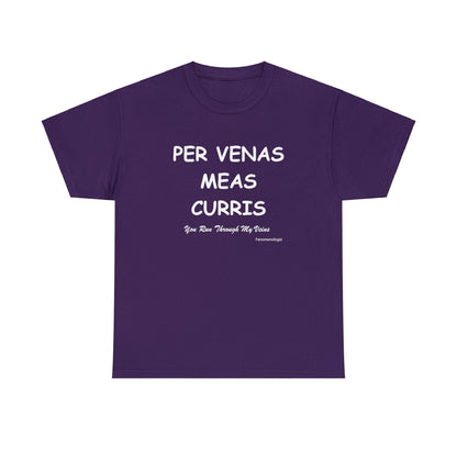 PER VENAS MEAS CURRIS Unisex T-Shirt - Fenomenologia Shop