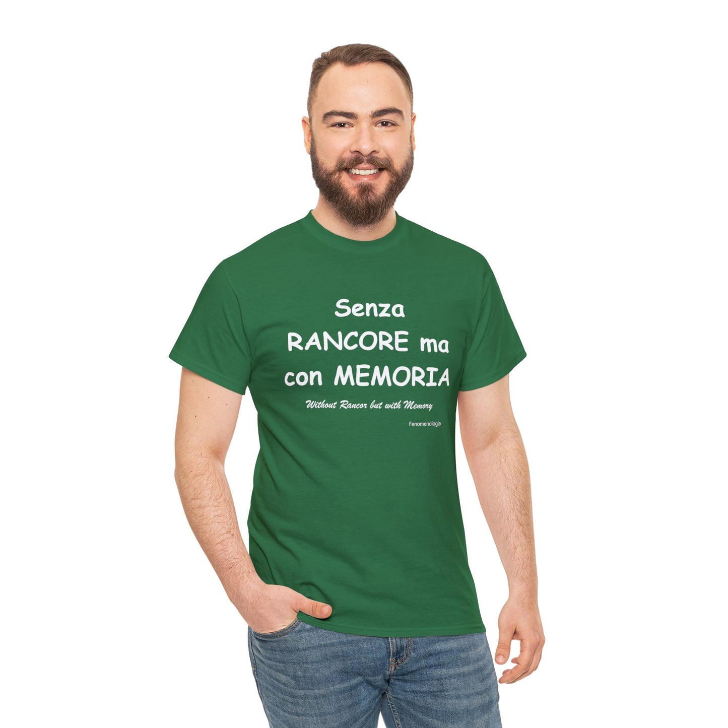 Senza RANCORE ma con MEMORIA Unisex T-Shirt - Fenomenologia Shop