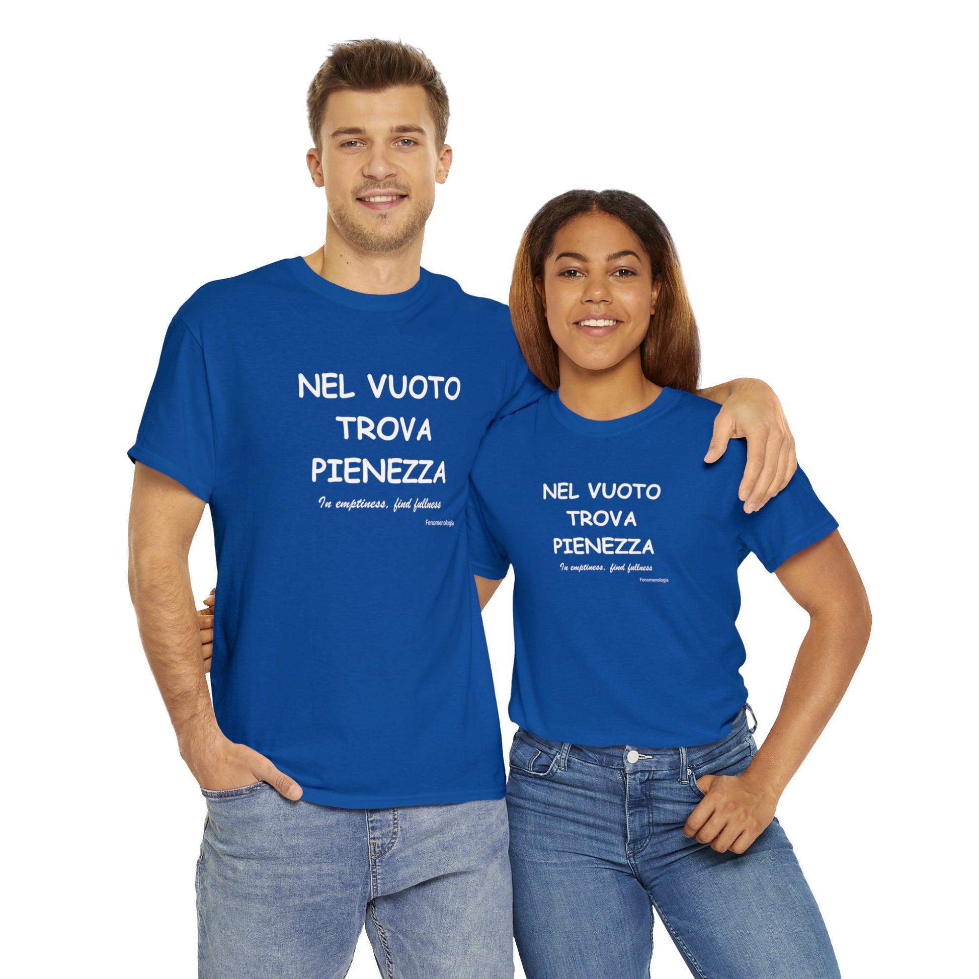 NEL VUOTO TROVA PIENEZZA Unisex T-Shirt - Fenomenologia Shop