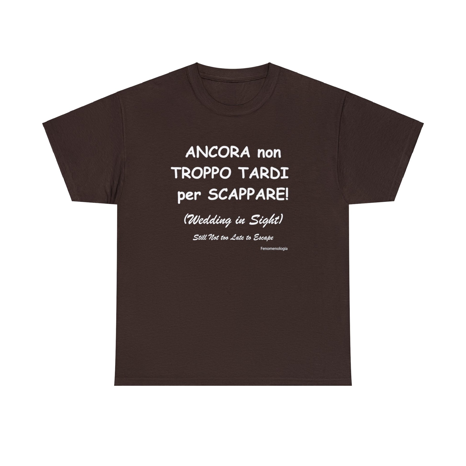 ANCORA non TROPPO TARDI  per SCAPPARE! Men T-Shirt - Fenomenologia Shop