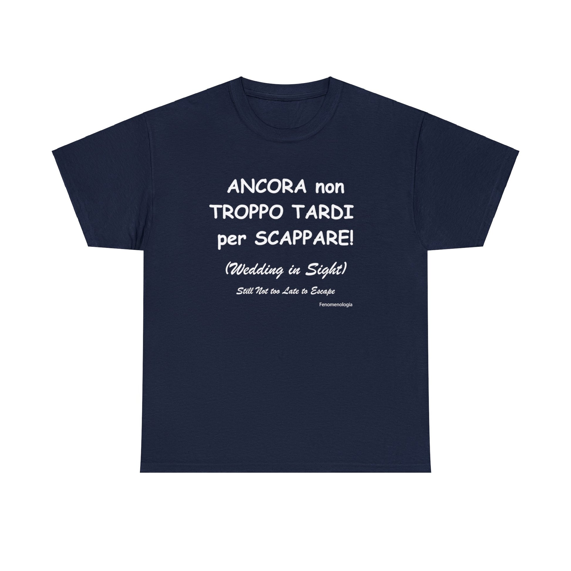 ANCORA non TROPPO TARDI  per SCAPPARE! Men T-Shirt - Fenomenologia Shop