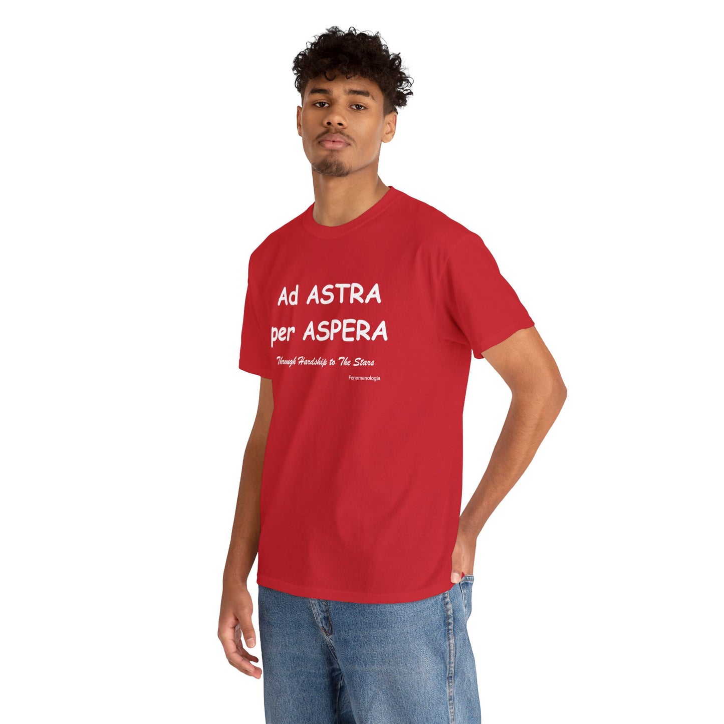 Ad ASTRA per ASPERA Unisex T-Shirt - Fenomenologia Shop