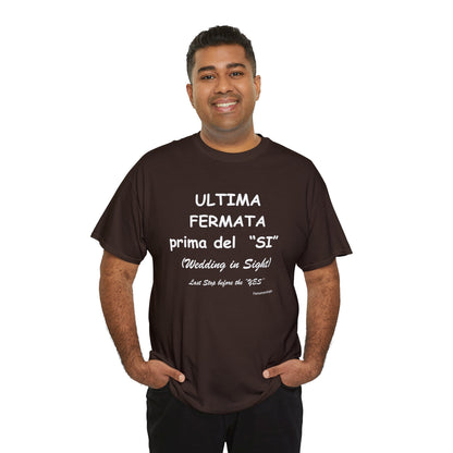 ULTIMA FERMATA prima del  “SI” Men T-Shirt - Fenomenologia Shop