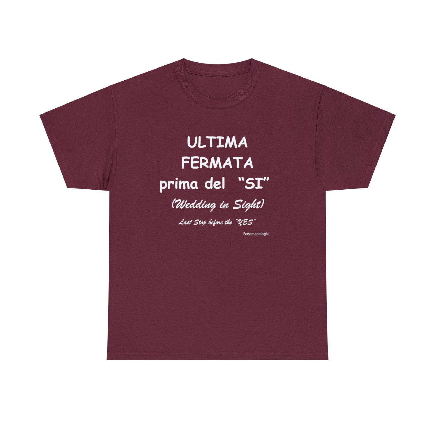 ULTIMA FERMATA prima del  “SI” Men T-Shirt - Fenomenologia Shop