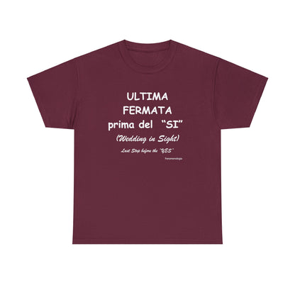 ULTIMA FERMATA prima del  “SI” Men T-Shirt - Fenomenologia Shop