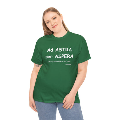 Ad ASTRA per ASPERA Unisex T-Shirt - Fenomenologia Shop