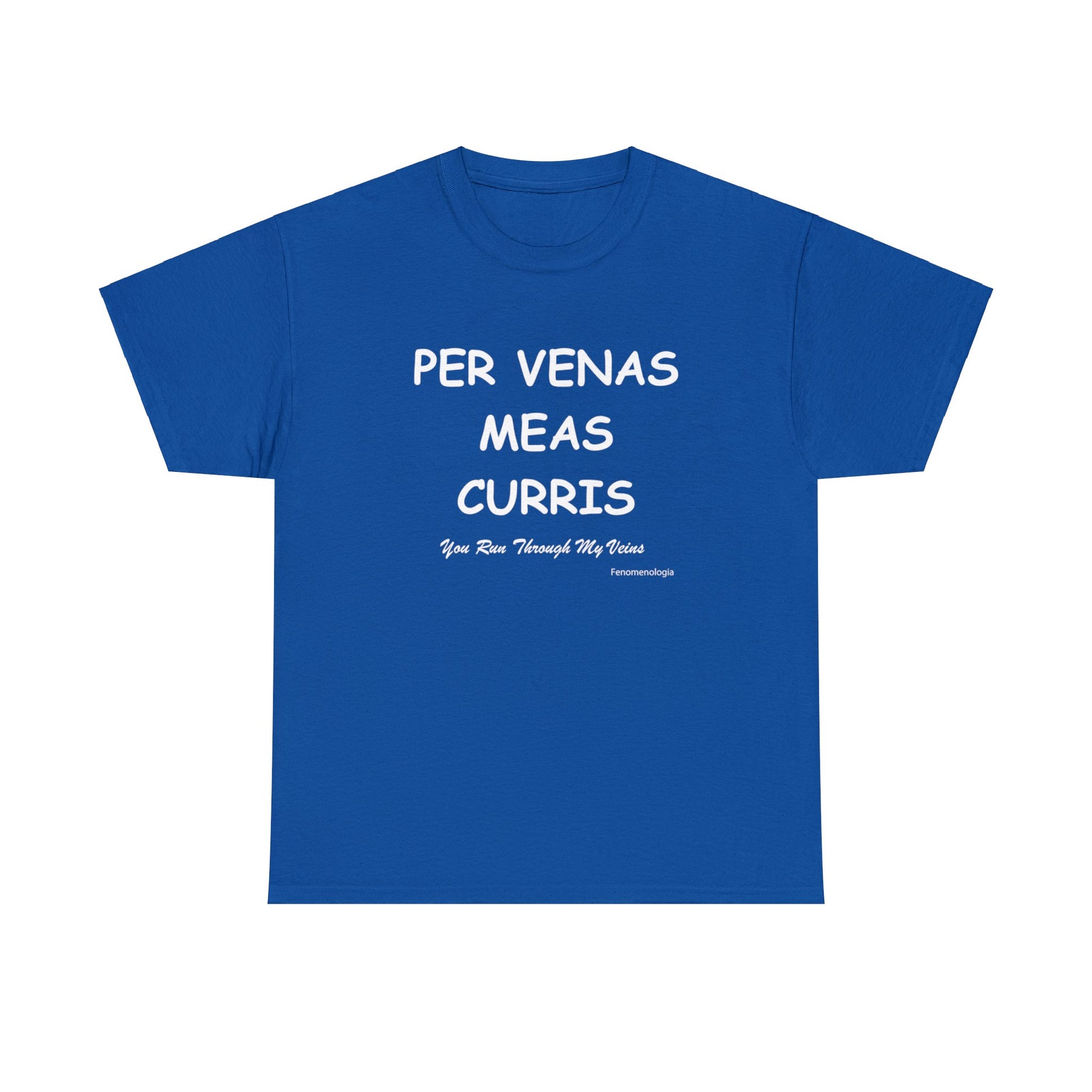 PER VENAS MEAS CURRIS Unisex T-Shirt - Fenomenologia Shop