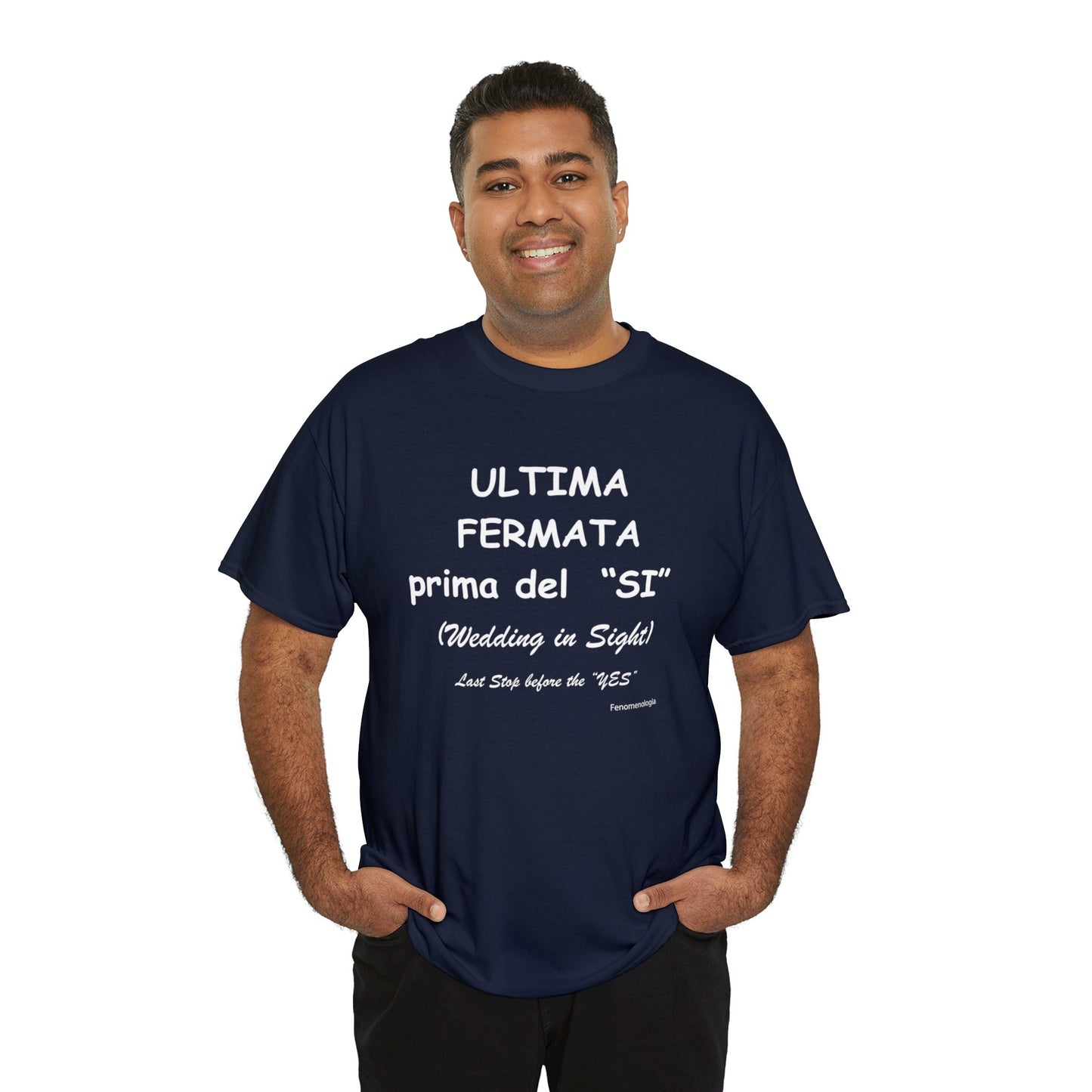 ULTIMA FERMATA prima del  “SI” Men T-Shirt - Fenomenologia Shop