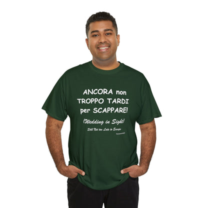 ANCORA non TROPPO TARDI  per SCAPPARE! Men T-Shirt - Fenomenologia Shop