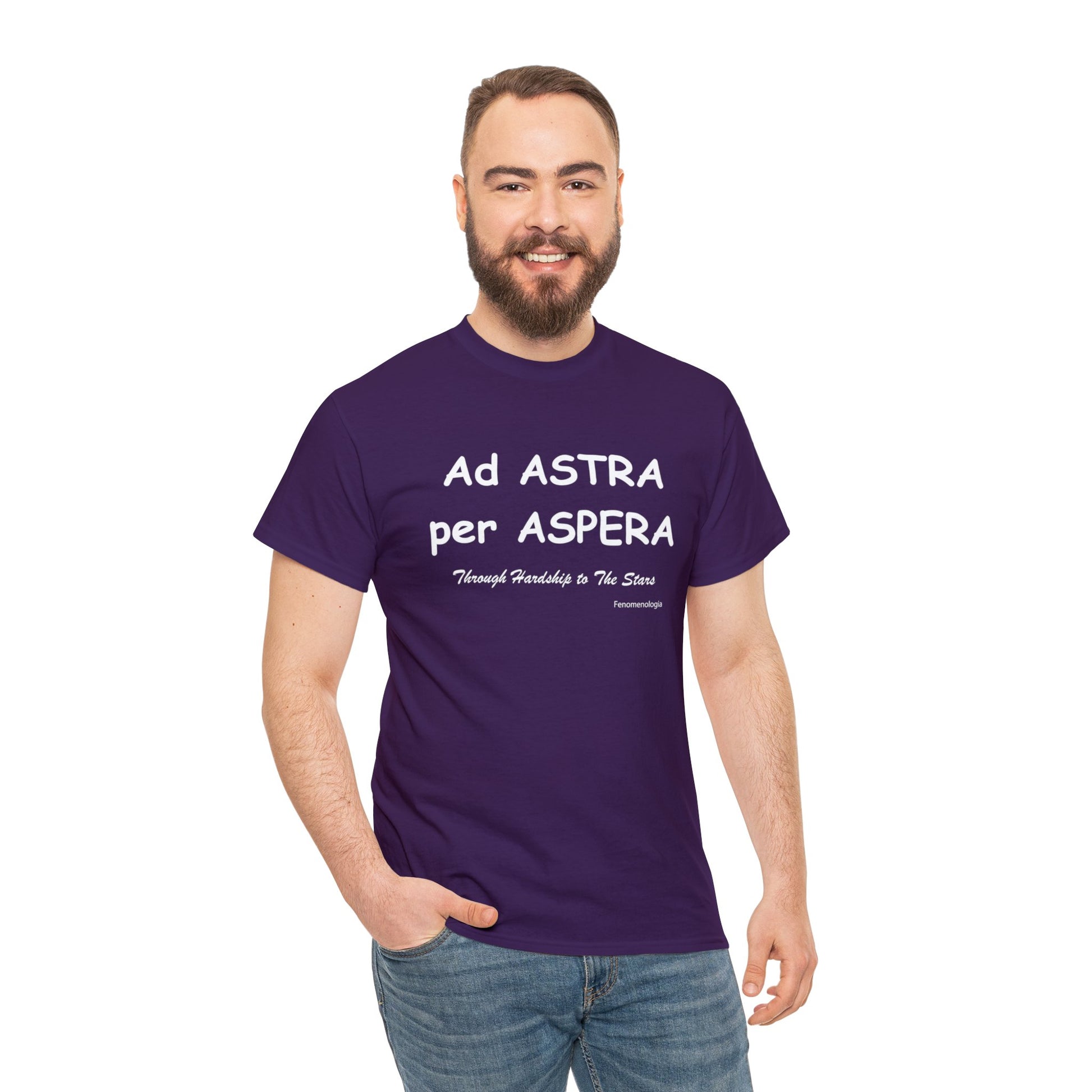 Ad ASTRA per ASPERA Unisex T-Shirt - Fenomenologia Shop