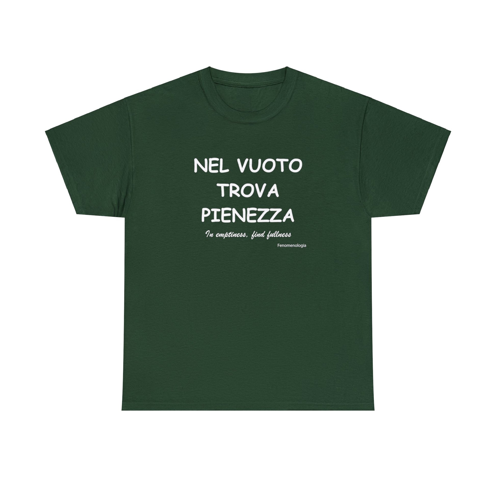 NEL VUOTO TROVA PIENEZZA Unisex T-Shirt - Fenomenologia Shop