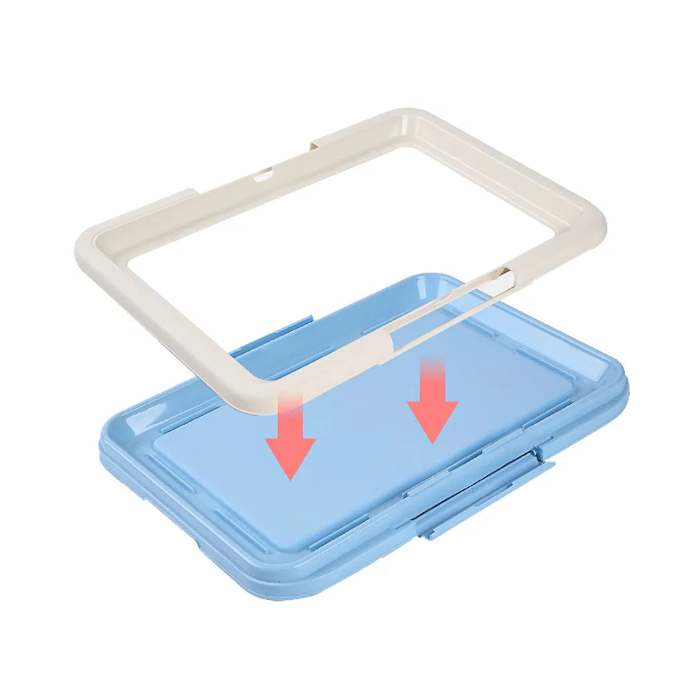 Portable Dog Training Toilet Indoor Dogs Potty Pet Toilet for Small Dogs Cats Cat Litter Box Puppy Pad Holder Tray Pet Supplies - Fenomenologia Shop