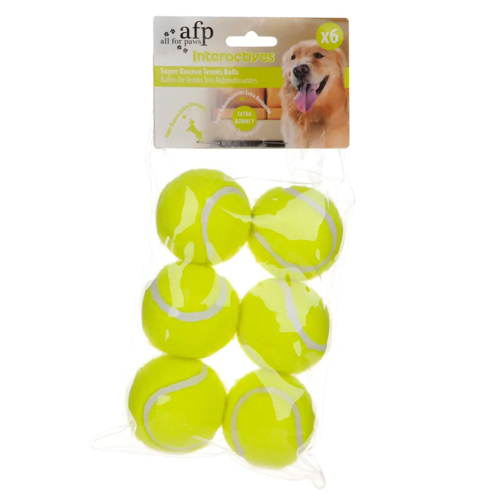 HOOPET Dog Toy Six Tennis Balls Bite-resistant Dogs Puppy Teddy Training Product Pet Supplies - Fenomenologia Shop