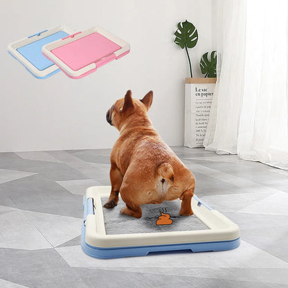 Portable Dog Training Toilet Indoor Dogs Potty Pet Toilet for Small Dogs Cats Cat Litter Box Puppy Pad Holder Tray Pet Supplies - Fenomenologia Shop