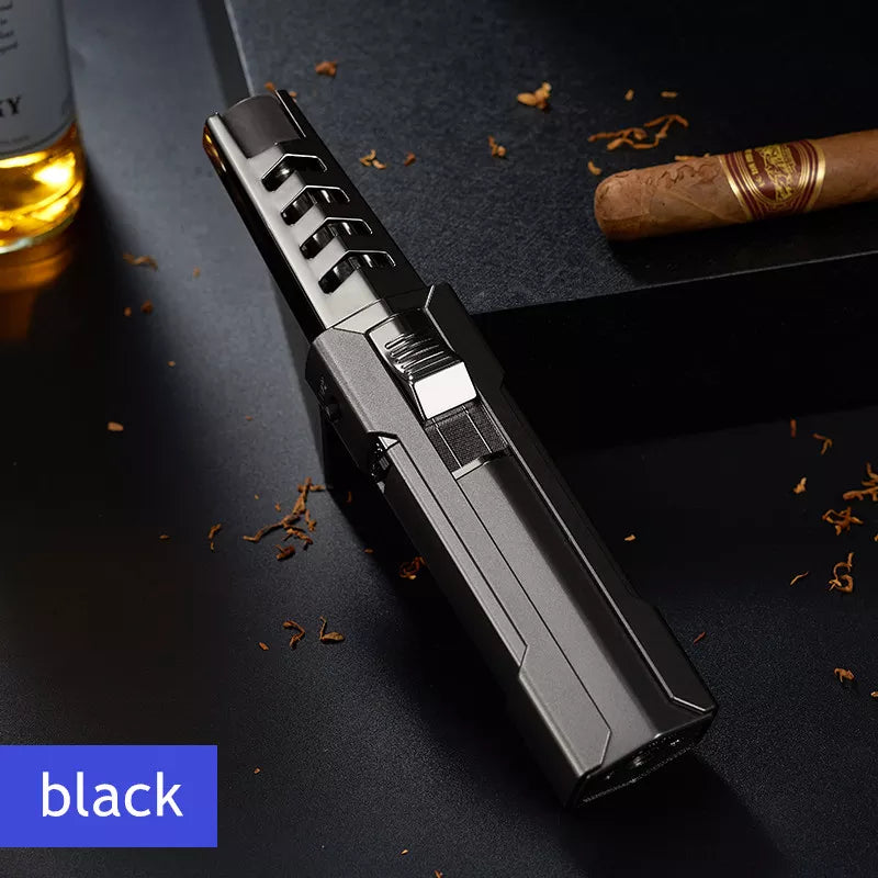 2023 Kitchen BBQ Cigar Big Jet Flame Fire Torch Outdoor Camping Lighter Mans Tools Without Butane Gas - Fenomenologia Shop