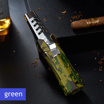 2023 Kitchen BBQ Cigar Big Jet Flame Fire Torch Outdoor Camping Lighter Mans Tools Without Butane Gas - Fenomenologia Shop