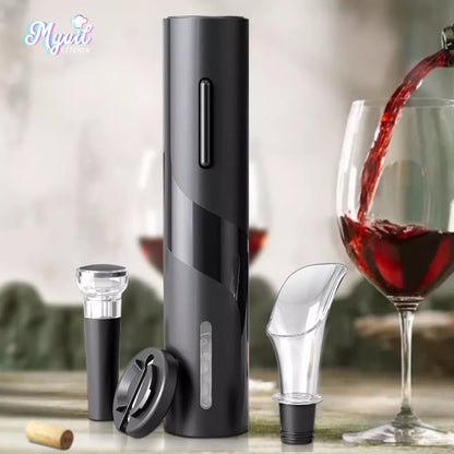 Electric Wine Opener Automatic Corkscrew Wine Openers for Beer Battery Bottle Opener Foil Cutter Kitchen Bar Can Opener - Fenomenologia Shop