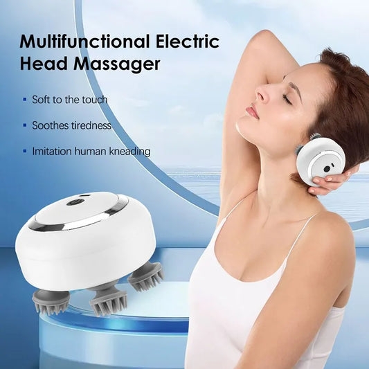 Multi Claw Head Massager Electric Relaxation Shoulder Leg Arm Neck Deep Tissue Head Scalp Kneading Vibrator - Fenomenologia Shop