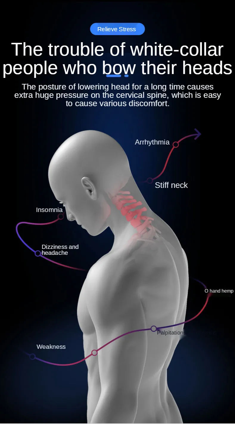 Cuscino elasticizzato per la colonna vertebrale cervicale per alleviare il dolore muscolare del corpo - Fenomenologia Shop