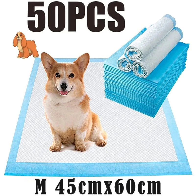 Super Absorbent Pet Diaper DogTraining Pee Pads Disposable Healthy Nappy Mat Cats Dog Diapers Quick-dry Surface Mat Give Birth - Fenomenologia Shop