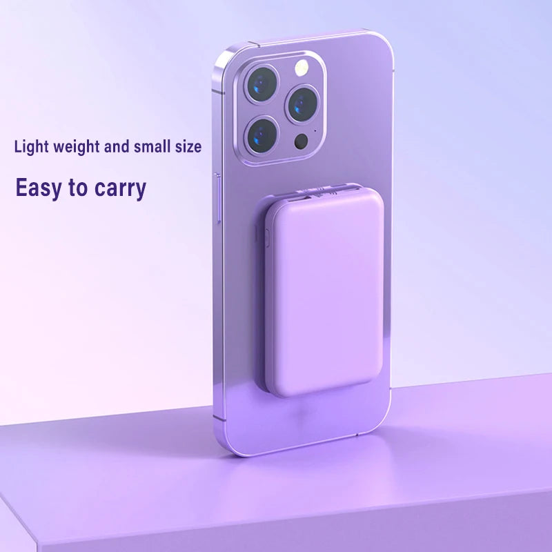 Xiaomi 30000mAh Power Bank Magnetic Wireless Charging Compact Lightweight Portable Super Fast Charging Mobile Phone Accessory - Fenomenologia Shop