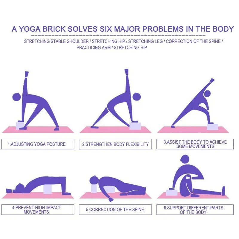 Schiuma EVA Yoga Block per allenamento in palestra - Fenomenologia Shop