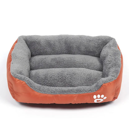 S-3XL Dogs Bed Cat Bed for Small Medium Large Dogs Big Basket Pet House Waterproof Bottom Soft Fleece Warm Cat Bed Sofa House - Fenomenologia Shop