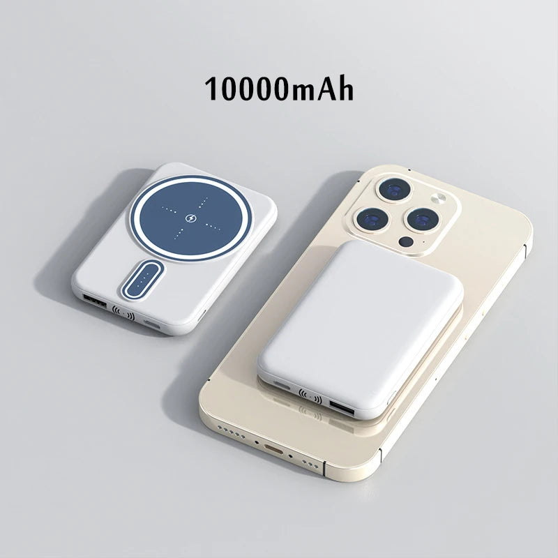 Xiaomi 30000mAh Power Bank Magnetic Wireless Charging Compact Lightweight Portable Super Fast Charging Mobile Phone Accessory - Fenomenologia Shop