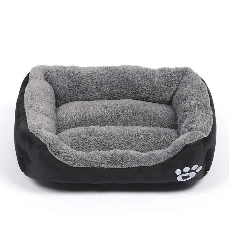 S-3XL Dogs Bed Cat Bed for Small Medium Large Dogs Big Basket Pet House Waterproof Bottom Soft Fleece Warm Cat Bed Sofa House - Fenomenologia Shop